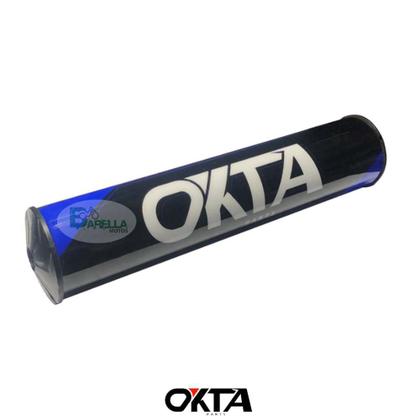 Imagem de Protetor do guidão cross bar Preto com Azul universal - OKTA