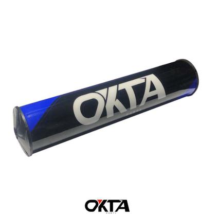 Imagem de Protetor do guidão cross bar Preto com Azul universal - OKTA