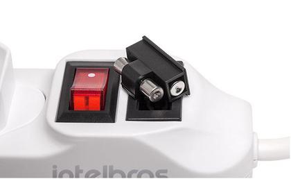 Imagem de Protetor Eletrônico Com 6 Tomadas Epe 1006 Branco Intelbras