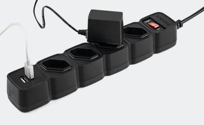Imagem de Protetor Eletrônico Epe 204 4 Tomadas 2 Port Usb + Intelbras