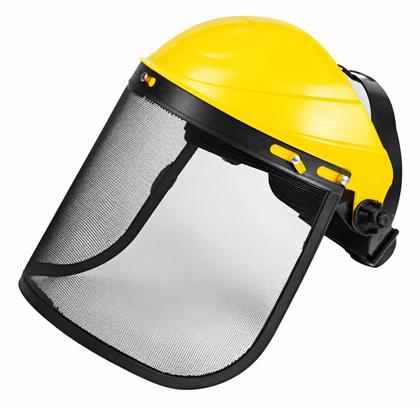 Imagem de Protetor Facial Com Tela De Naylon-roçadeiras E Motosserras Laranja