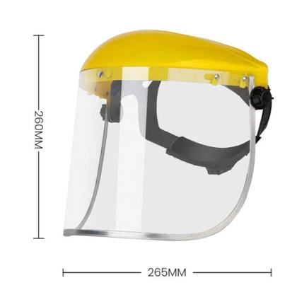 Imagem de Protetor facial incolor 265mm com catraca - BOM-7420