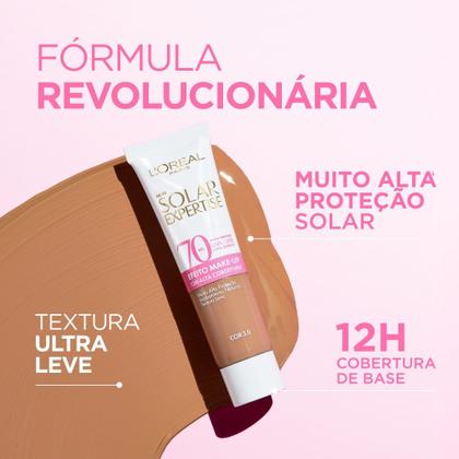 Imagem de Protetor Facial Loreal Solar Expertise Efeito Make Up 3.0 FPS70 30g