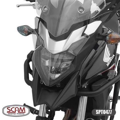 Imagem de Protetor farol policarbonato honda cb500x 2018 bruto