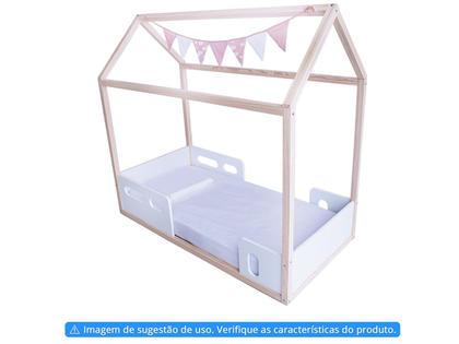 Imagem de Protetor Flor de Algodão Cama Montessoriana