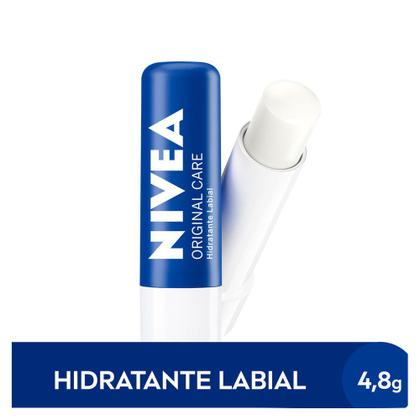 Imagem de Protetor Hidratante Labial Nivea Original Care Hidratante 24H