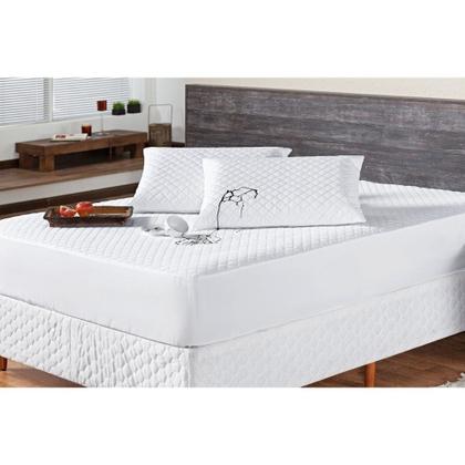 Imagem de Protetor Impermeável Antiácaro Cama Queen 1 Pç Matelado
