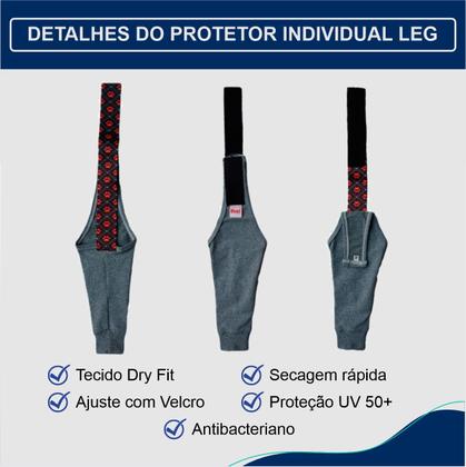 Imagem de Protetor Individual Pós Cirúrgico Para Perna Traseira ou Dianteira de Cachorro - Tamanho 1