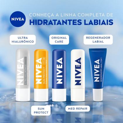 Imagem de Protetor Labial Hidratante Nivea Med Repair FPS15 4,8g