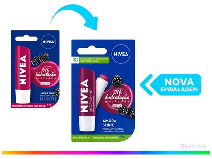 Imagem de Protetor Labial Nivea Amora Shine