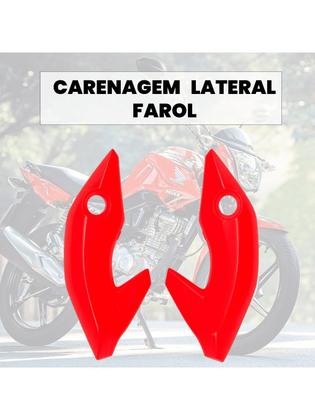 Imagem de Protetor Lateral Universal Para Moto Com Estrutura Reforçada E Fácil Instalação