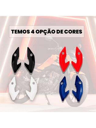 Imagem de Protetor Lateral Universal Para Moto Com Estrutura Reforçada E Fácil Instalação