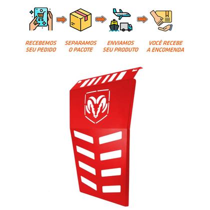 Imagem de Protetor Motor Carter Ram 1500 2021 a 2024 Vermelho