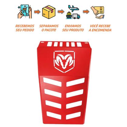 Imagem de Protetor Motor Carter Ram 1500 2021 a 2024 Vermelho