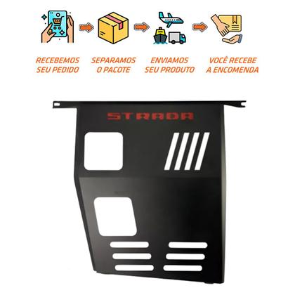Imagem de Protetor Motor Carter Strada 2021 a 2024 Preto
