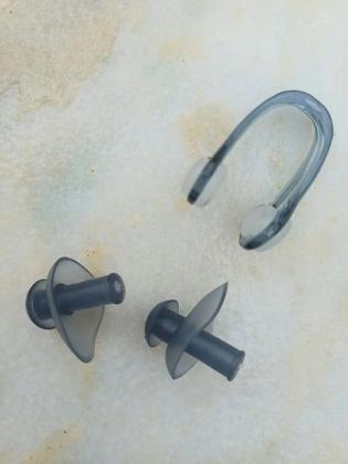 Imagem de Protetor Nasal Natação Nose Clip com Protetor de Ouvido
