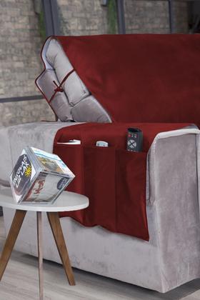 Imagem de Protetor p/ Sofá Retrátil de 2 módulos medindo 3,00m Contando com os Braços (2,50m sem contar os Braços)  Camurça Suede