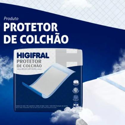 Imagem de PROTETOR PARA COLCHAO G 1.5mX80cm C/5 UNIDADES HIGIFRAL