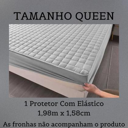 Imagem de Protetor Para Colchão Impermeavel Com Elastico Resistente Para Cama Matelado Capa Varios Tamanhos Quarto King Queen Casal Rose