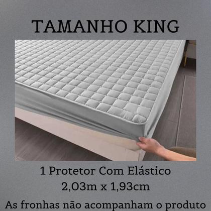 Imagem de Protetor Para Colchão Impermeavel Com Elastico Resistente Para Cama Matelado Capa Varios Tamanhos Quarto King Queen Casal Rose
