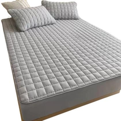 Imagem de Protetor Para Colchão Impermeavel Com Elastico Resistente Para Cama Matelado Capa Varios Tamanhos Quarto King Queen Casal Rose