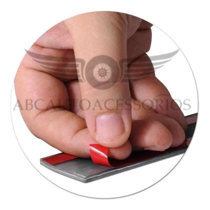 Imagem de Protetor Parachoque Universal Borrachão Flexivel Autocolante 6 Peças = 4 X 60CM + 2 X BATENTE KIT AUTOCOLANTE