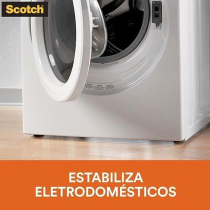 Imagem de PROTETOR PÉS MÓVEIS ANTI DESLIZANTE SCOTCH 3M 25 x 25 x 3,5mm