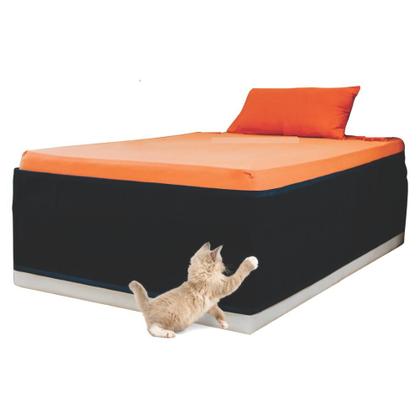 Imagem de Protetor Saia Cama Box e Arranhador Para Gatos
