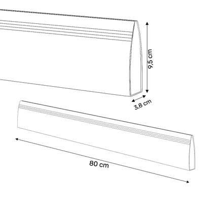 Imagem de Protetor Saia De Porta Facilit 80cm Branco