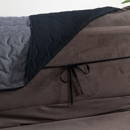 Imagem de Protetor Sofá Retrátil Reclinável 3 Lugares King Dupla Face 400 Fios