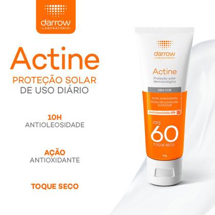 Imagem de Protetor Solar Actine Antioleosidade Toque Seco FPS 60 40g