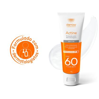 Imagem de Protetor Solar Actine Antioleosidade Toque Seco FPS 60 40g