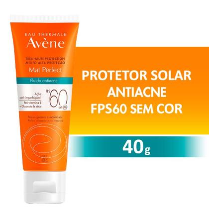 Imagem de Protetor Solar Avène - Mat Perfect Fluido Antiacne FPS 60