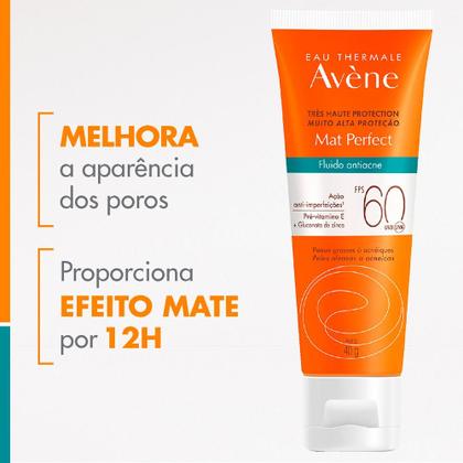 Imagem de Protetor Solar Avène - Mat Perfect Fluido Antiacne FPS 60