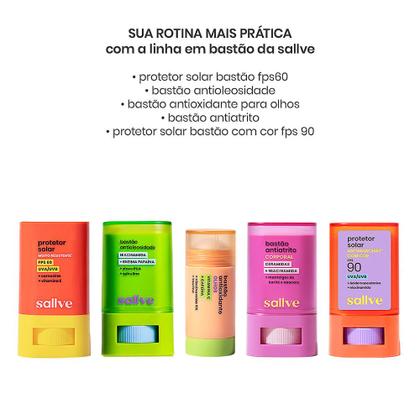 Imagem de Protetor Solar Bastão Sallve Antimanchas com Cor Fps 90