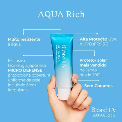 Imagem de Protetor Solar Bioré - Aqua Rich Watery Essence FPS 50