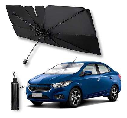Imagem de Protetor Solar Carro Guarda Chuva Dobrável Refletor Uv