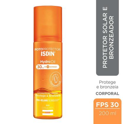 Imagem de Protetor Solar Corporal e Bronzeador Isdin HydroOil FPS30