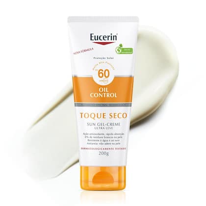 Imagem de Protetor Solar Corporal Eucerin Sun Oil Control Toque Seco FPS 60 Gel Creme 200g