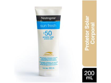 Imagem de Protetor Solar Corporal Loção FPS50 Neutrogena Sun Fresh 200ml