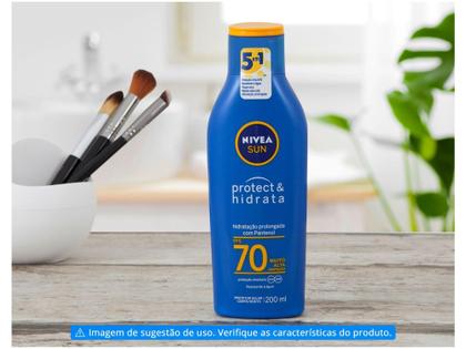 Imagem de Protetor Solar Corporal Nivea FPS 70 Sun - Protect & Hidrata 200ml