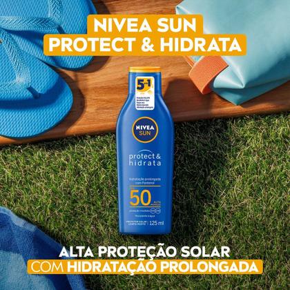 Imagem de Protetor Solar Corporal Nivea Sun FPS 50 - Protect & Hidrata 125ml