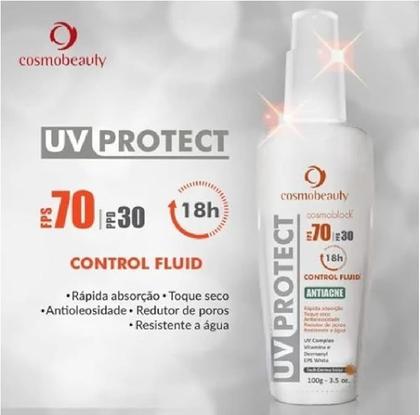 Imagem de Protetor Solar Cosmoblock Fps70 Control Fluid Cosmobeauty 100g