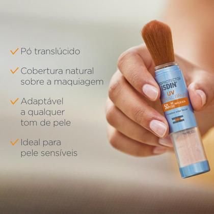 Imagem de Protetor Solar em Pó sem cor ISDIN UV Brush Mineral FPS 50