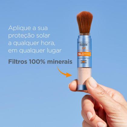 Imagem de Protetor Solar em Pó sem cor ISDIN UV Brush Mineral FPS 50