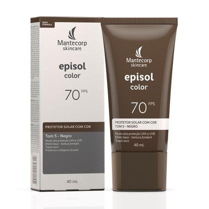 Imagem de Protetor Solar Episol Color Pele Negra T5 FPS 70 Loção com Efeito de Base 40g