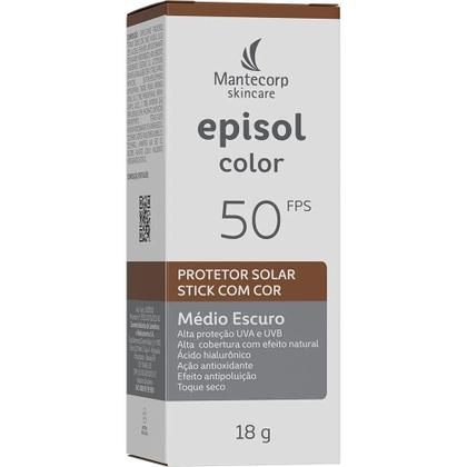 Imagem de Protetor Solar Episol Color Stick FPS 50  Médio Escuro