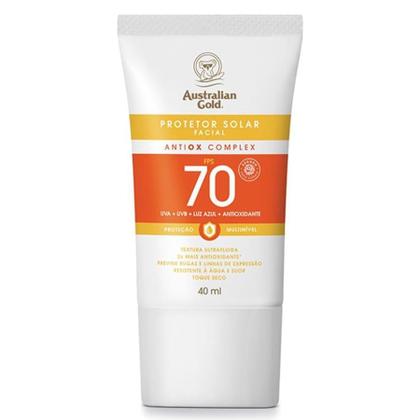 Imagem de Protetor Solar Facial Antiox Complex Ultra Fluido FPS 70 40ml - Australian Gold