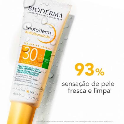 Imagem de Protetor Solar Facial Bioderma Photoderm Antioleosidade FPS30 40g
