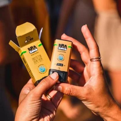 Imagem de Protetor solar facial brazinco 14g fps 47 100% resistente a água 2un